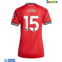 Manchester United Leny Yoro #15 Domaci Dres za Ženska 2025-26 Kratak Rukav